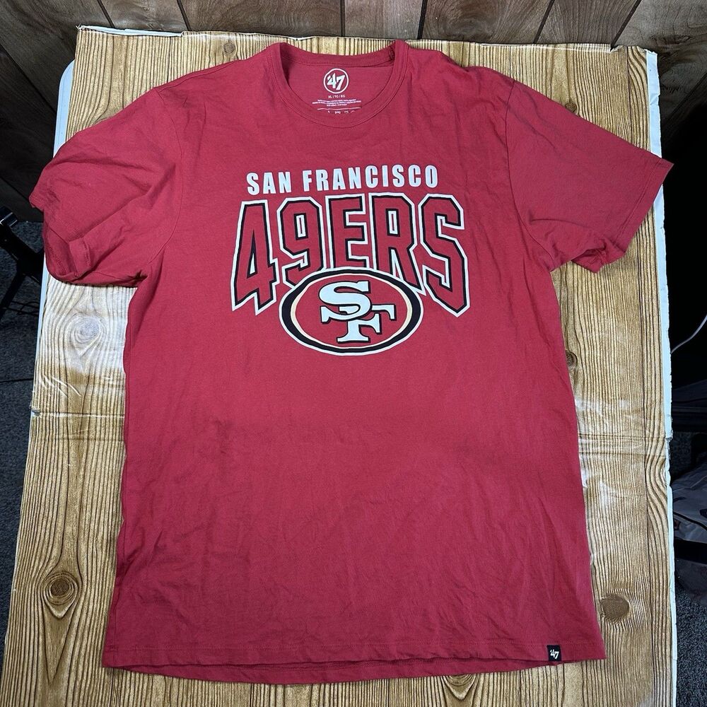 San Francisco 49ers Shirt Mens XL Red ’47 Brand NFL Football Graphic Tee